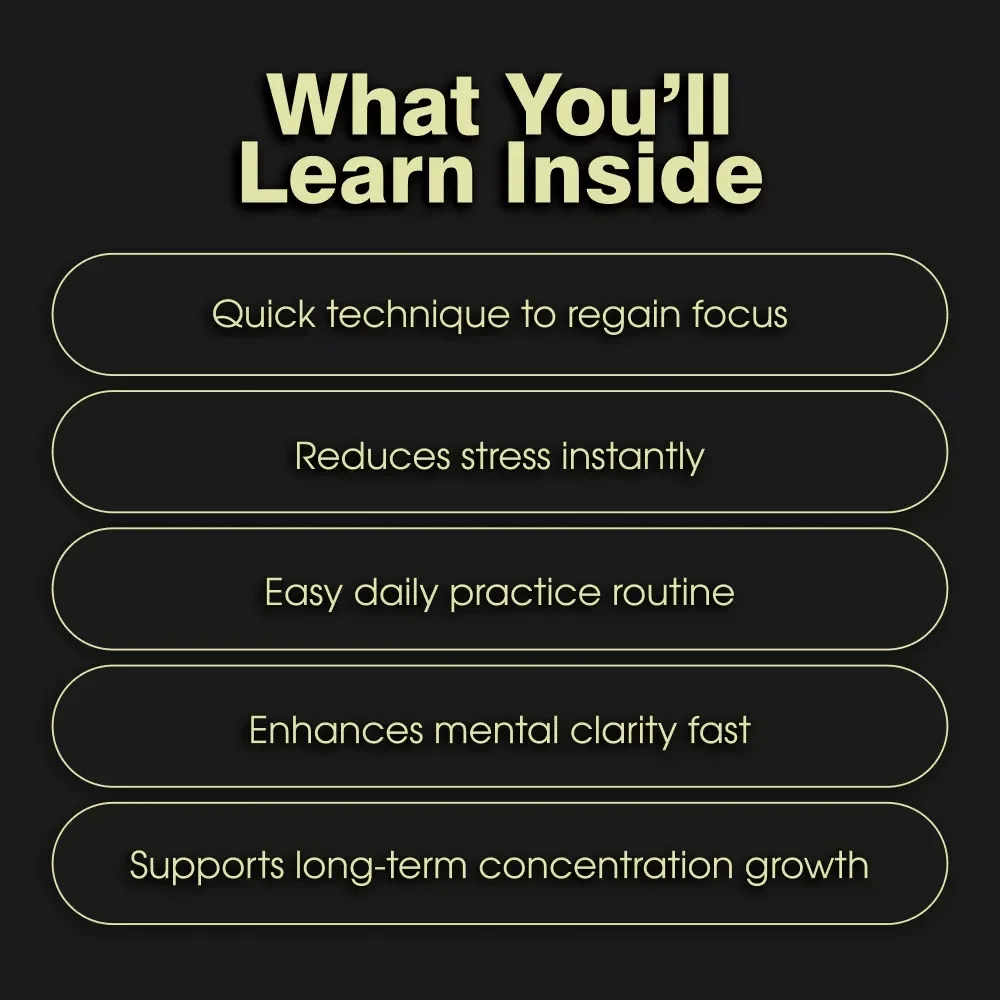 Humming Breath for Concentration | Digital Guide for Focus, Calm, and Daily Practice