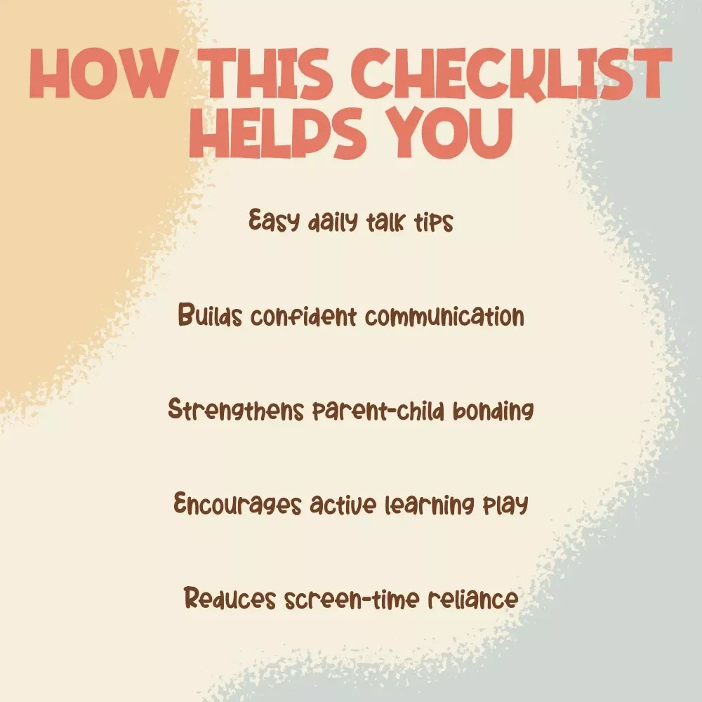 Toddler Speech Boosting Checklist | Best Way to Support Toddler Speech Development | Printable Speech Therapy Guide for Parents | Early Language Learning Digital Download