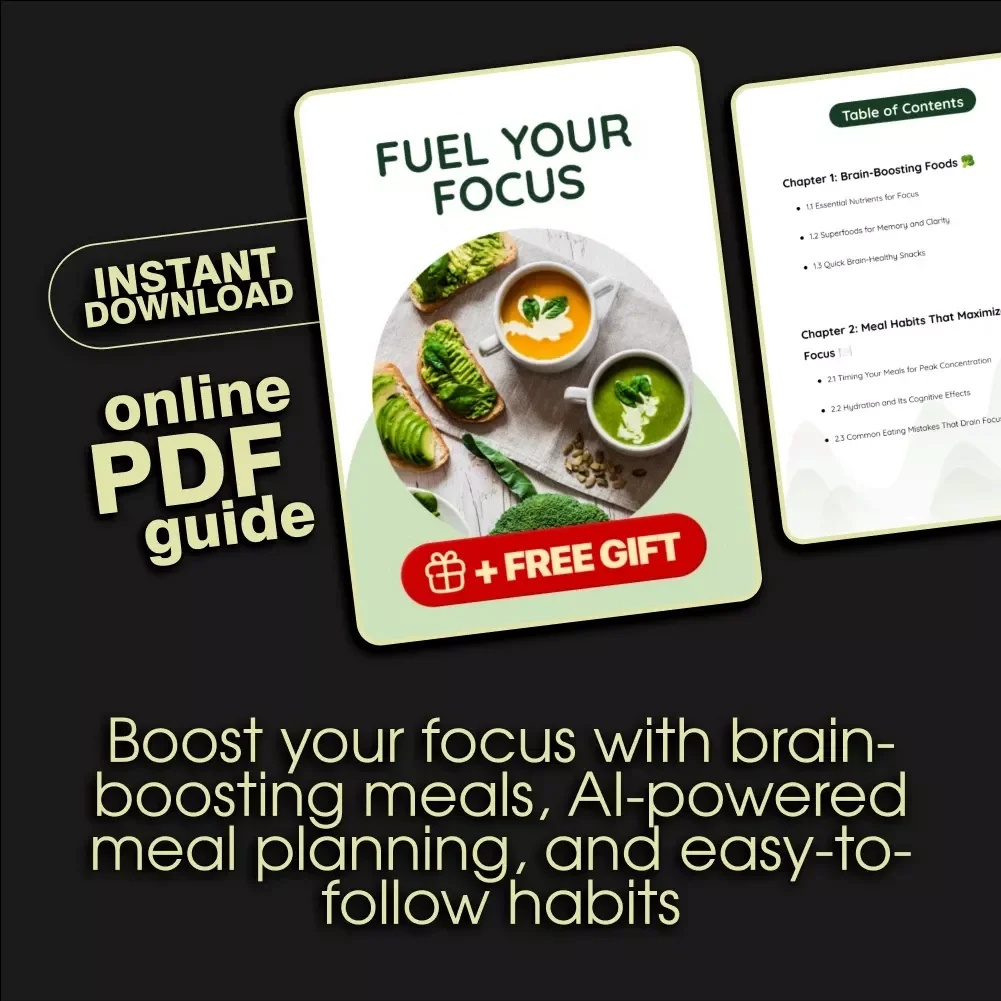 Fuel Your Focus: The Ultimate Guide to Brain-Boosting Meals and AI-Powered Meal Planning