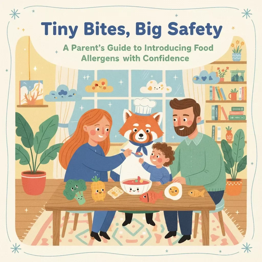 Tiny Bites, Big Safety: A Parent’s Guide to Introducing Food Allergens with Confidence | Digital Download | How to Introduce Food Allergens Safely