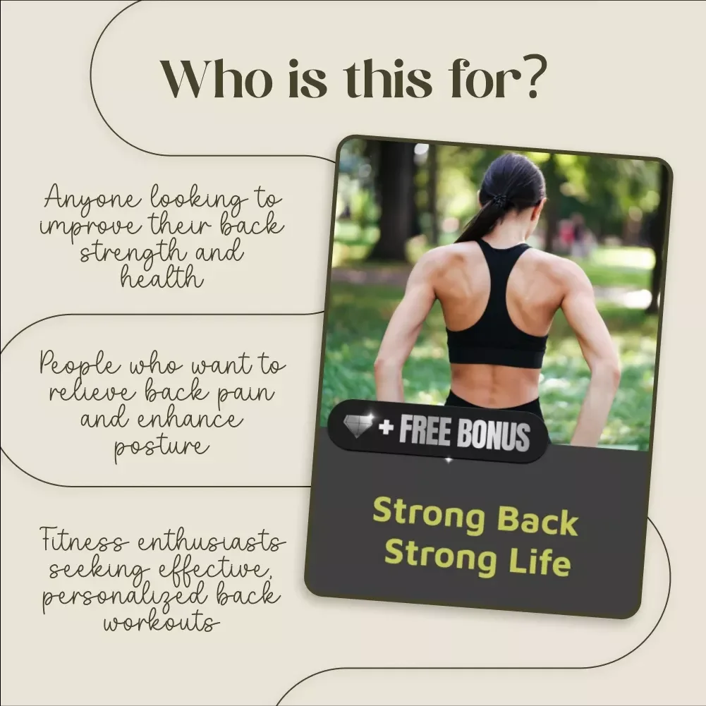 Strong Back Strong Life: The Ultimate Digital Guide for Building a Strong, Healthy Back | eBook, Checklist & Workout Plan