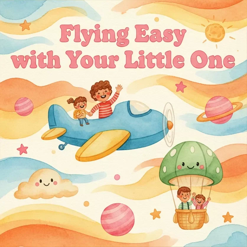 Flying Easy with Your Little One | Travel Guide for Parents | Tips for Traveling with Baby on Airplane | Stress-Free Flight Preparation, Packing, and In-Flight Support