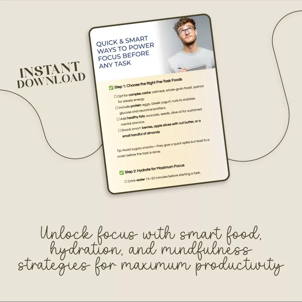 Quick & Smart Ways to Power Focus Before Any Task: A Digital Guide for Maximum Productivity