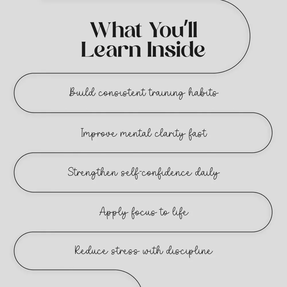Martial Arts Mastery: 10-Step Discipline & Focus Checklist | Martial Arts for Discipline and Focus Digital Download