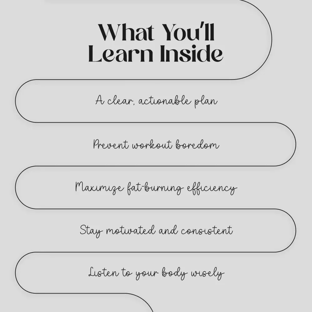 Cardio Crush: Your Weight Loss Checklist | Digital Download | Fitness Planner | Workout Guide | Is Cardio Best To Lose Weight