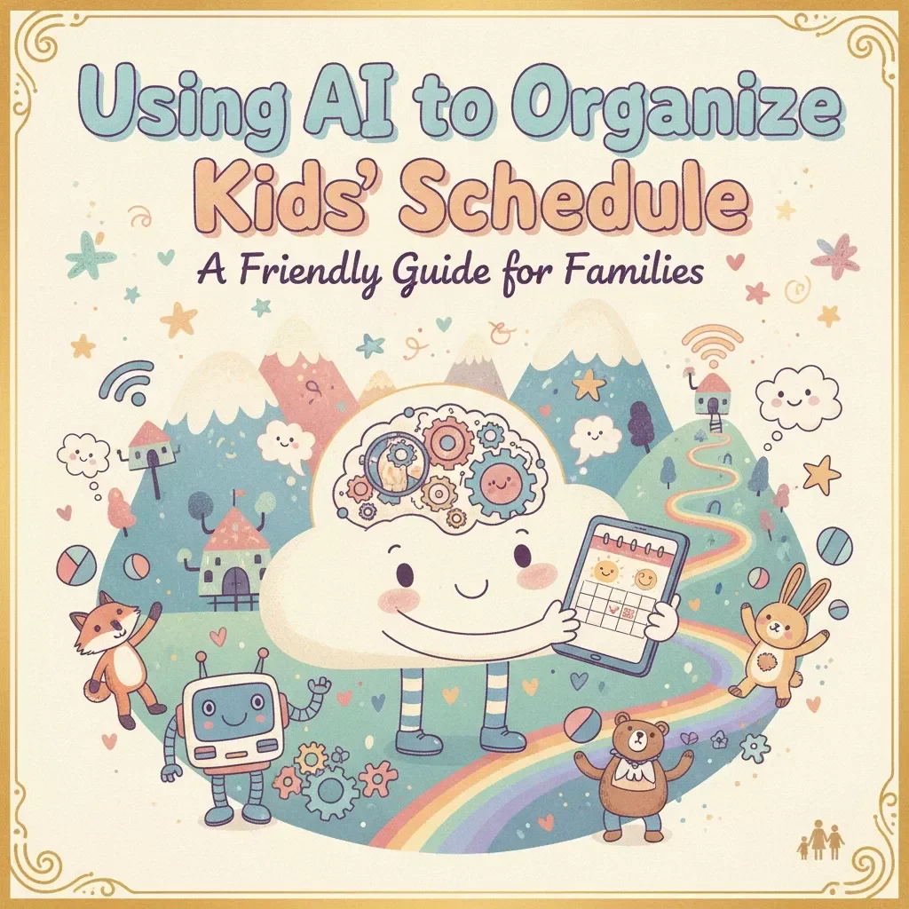 Using AI to Organize Kids’ Schedule | Digital Guide for Parents on How to Use AI to Organize Family Schedule