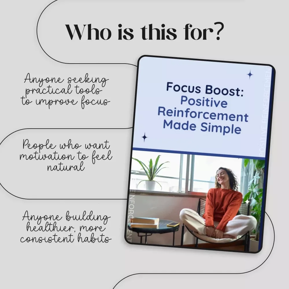Focus Boost: Positive Reinforcement Made Simple – How to Use Positive Reinforcement to Stay Focused | Digital Guide