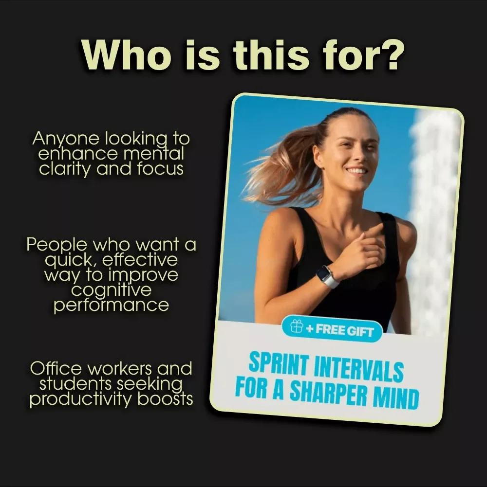 Sprint Intervals for a Sharper Mind: Boost Focus & Cognitive Performance with Quick Sprint Workouts | eBook Guide