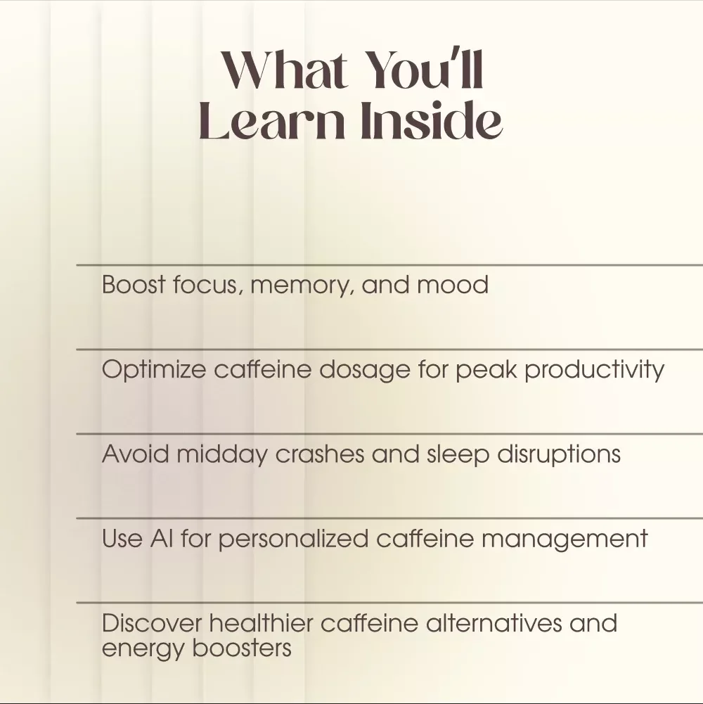 Caffeine & Focus: Unlock Your Brain’s Productivity Power eBook - Boost Focus & Productivity with Smart Caffeine Use