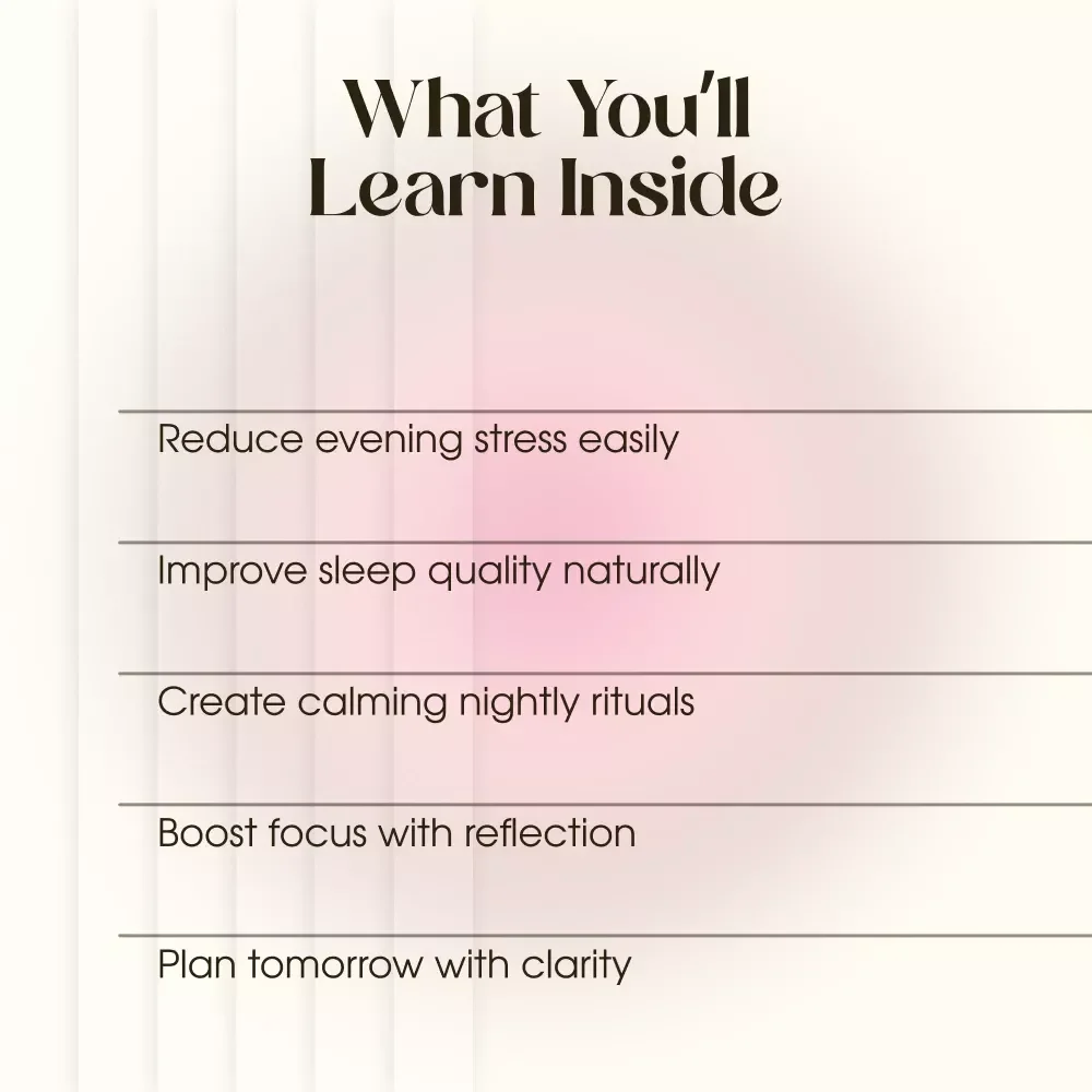Clear Nights: Your Evening Reset | Digital Guide for Evening Routine for Clarity, Relaxation, and Better Sleep
