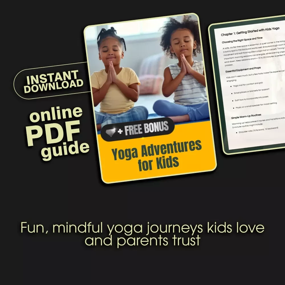 Yoga Adventures for Kids | Digital Yoga Guide for Children | Fun Yoga for Kids eBook | Mindfulness, Games & Poses | Yoga for Kids Digital Download