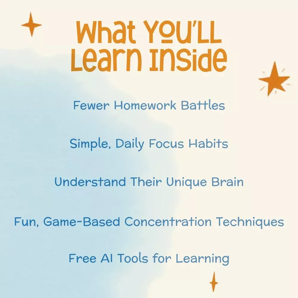 Laser Focus Kids Guide | The Best Way to Improve Child’s Focus | Digital Download for Parents