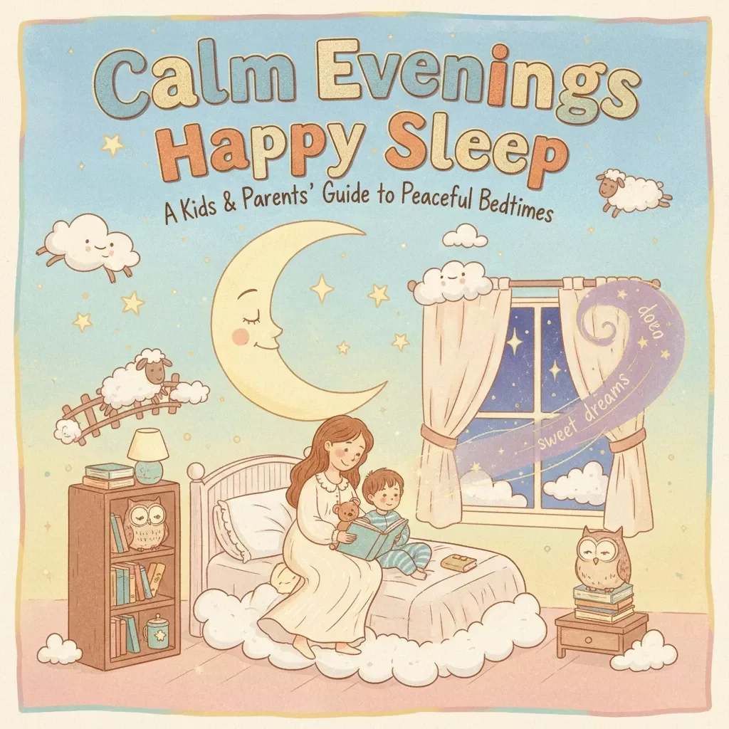 Calm Evenings Happy Sleep – Toddler Bedtime Guide for Parents | Best Way to Calm Toddler Before Bed
