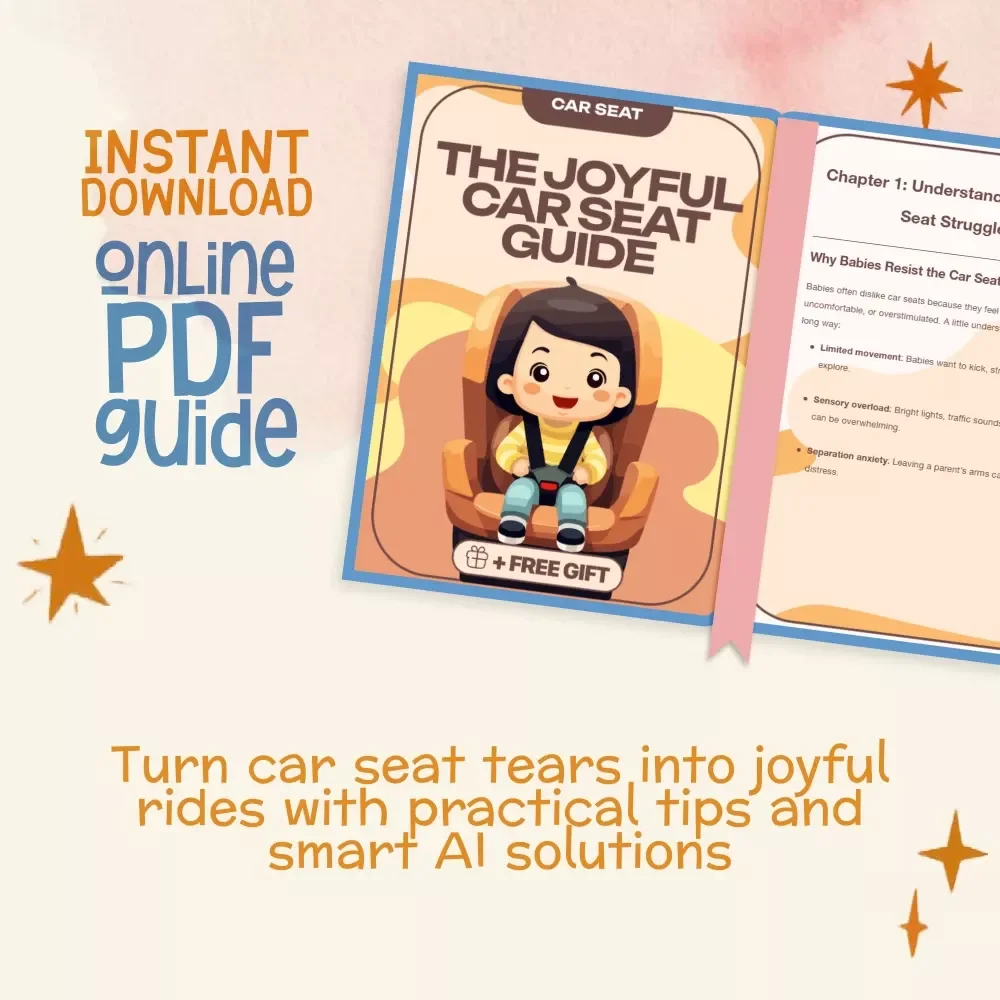 The Joyful Car Seat Guide Digital Download | What to Do When Baby Hates the Car Seat | Parenting Ebook for a Happy Baby on the Go
