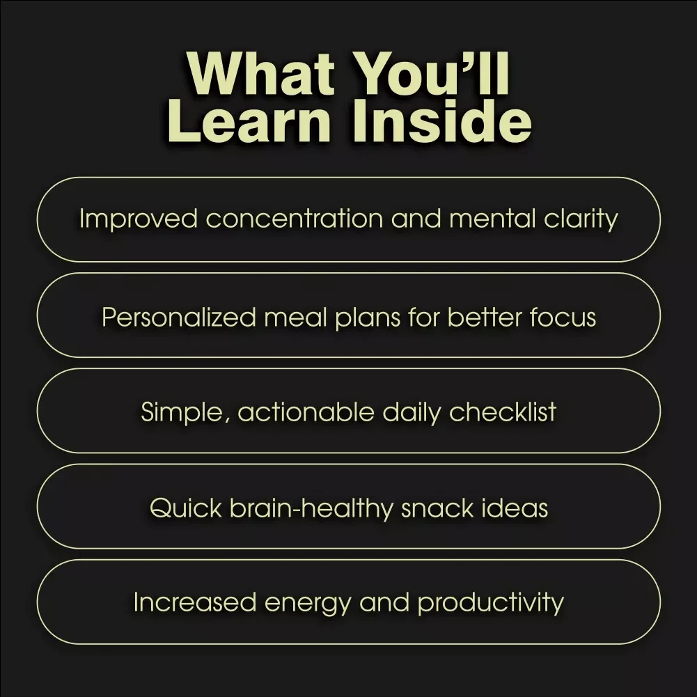 Fuel Your Focus: The Ultimate Guide to Brain-Boosting Meals and AI-Powered Meal Planning