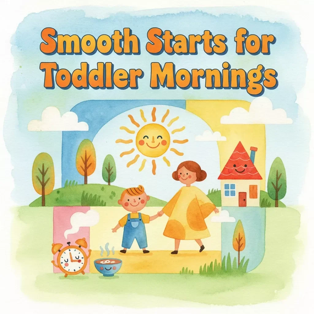 Smooth Starts for Toddler Mornings Guide | Tips for Creating a Toddler Morning Routine