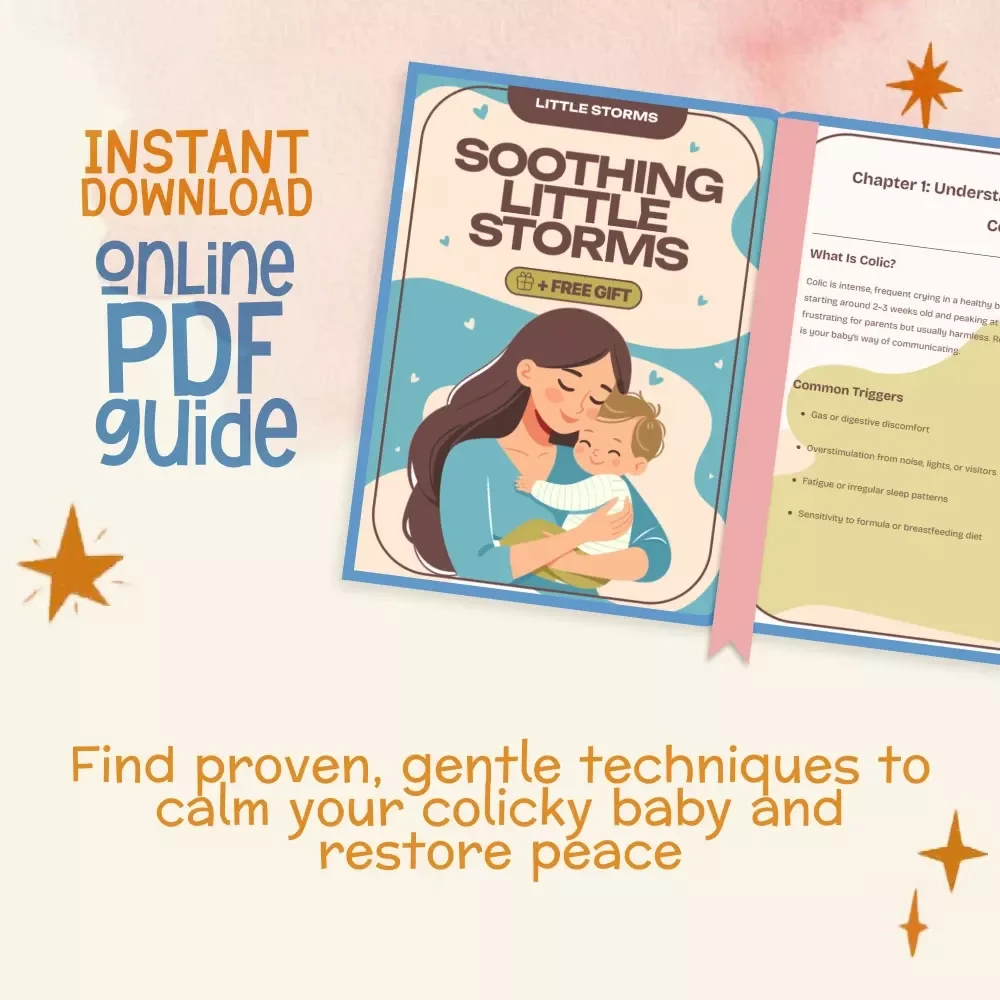 Soothing Little Storms: A Digital Guide with Essential Tips for Calming a Colicky Baby