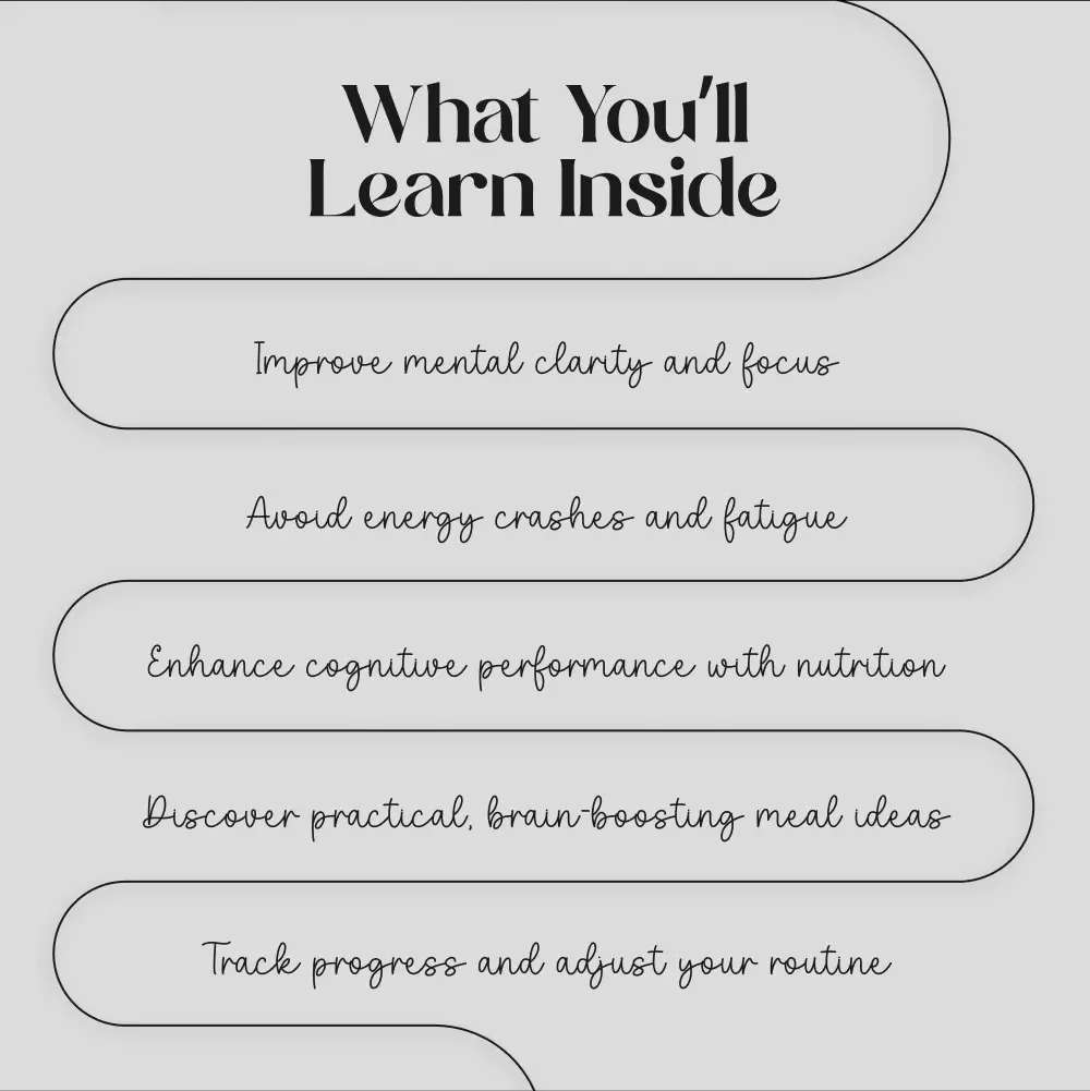 The Power of Protein and Fats for Sharp Minds - eBook Guide to Boost Focus and Brain Function