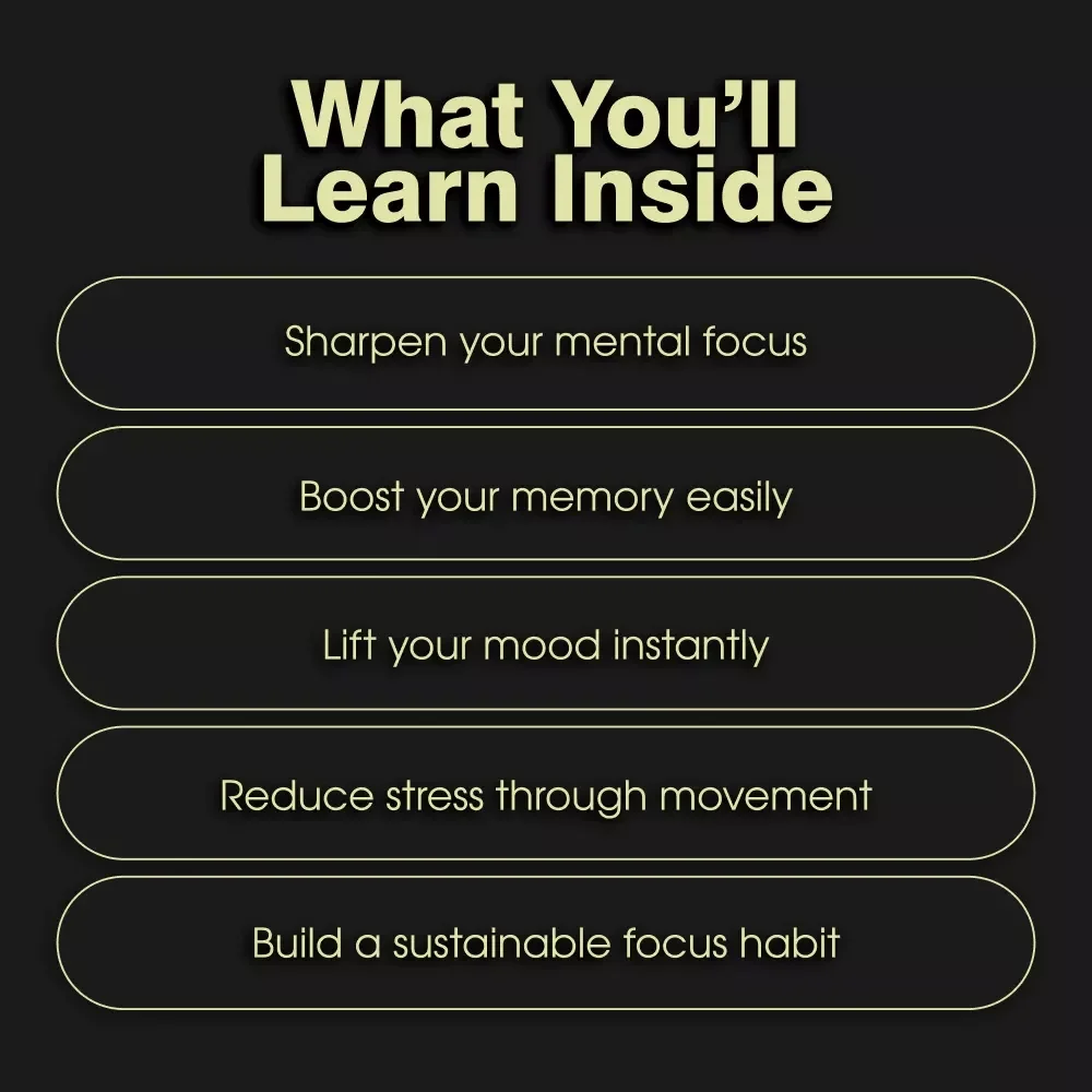 Move & Focus: Dance Your Way | Digital Download Checklist | Fun Dance Workouts for Better Attention & Focus