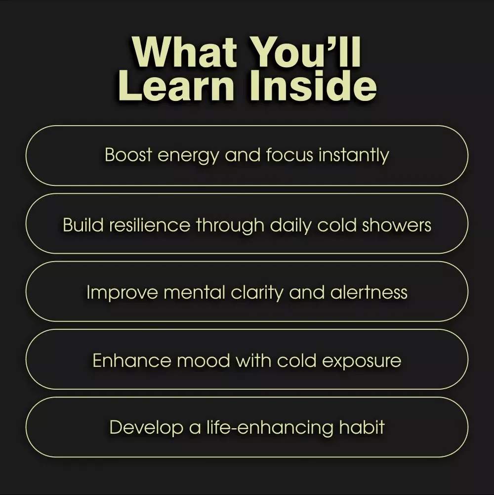 Wake Up Your Mind, One Chill at a Time: Cold Shower Checklist for Energy, Focus, and Mental Clarity