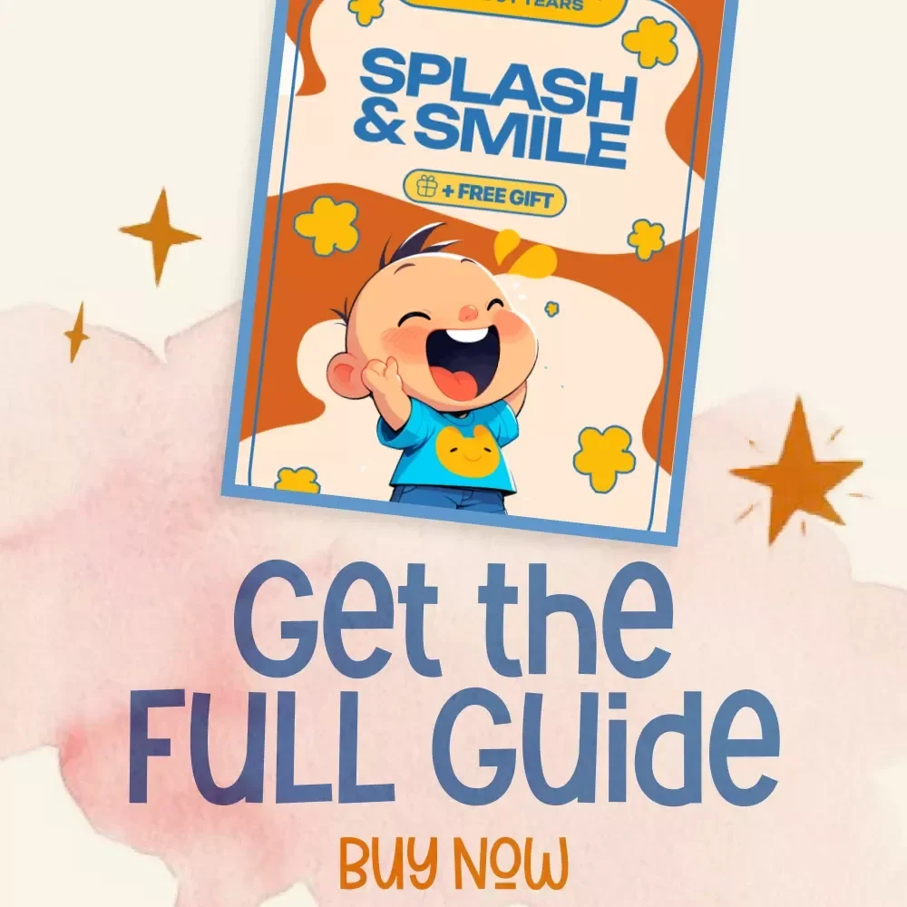 Splash & Smile – Baby Bath Guide | Step-by-Step Tips on How to Bathe Baby Without Tears