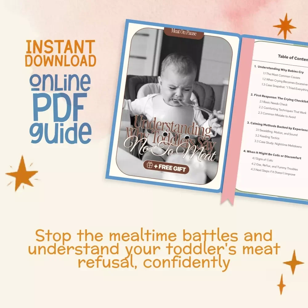 Meat on Pause: Understanding Why Toddlers Say No to Meat | Digital Guide for Parents | Solving 