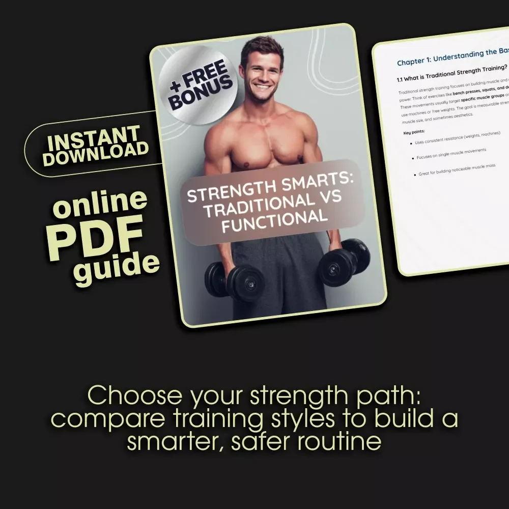 Strength Smarts: Traditional vs Functional | Digital Fitness Guide | Unlock Your Workout Potential | Traditional vs Functional Strength Training Explained