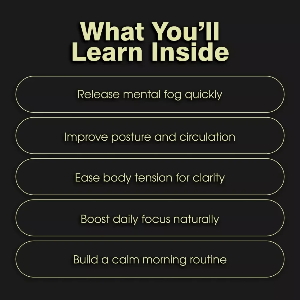 Mobility Drills for Clear Thinking | Morning Movement Checklist for Mental Clarity & Focus