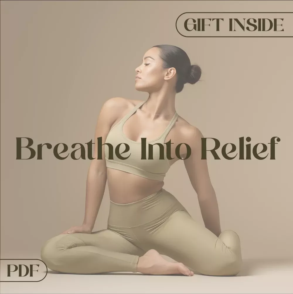 Breathe Into Relief: A Simple Yoga Guide for Lower Back Pain | Digital Download eBook for Back Pain Relief, Yoga for Beginners, Gentle Poses, Wellness Checklist