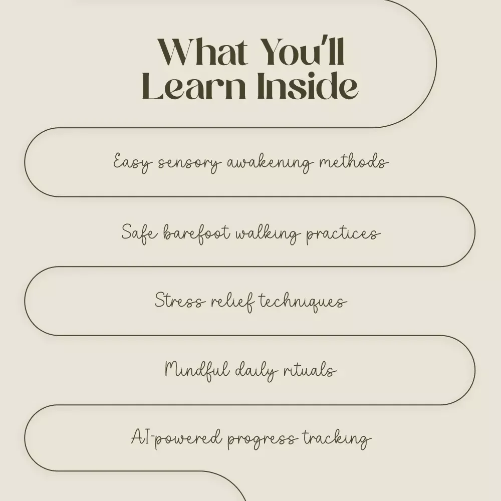 Barefoot Walking for Sharper Senses | Mindful Walking Guide with Daily Rituals, Safe Practices & AI Support