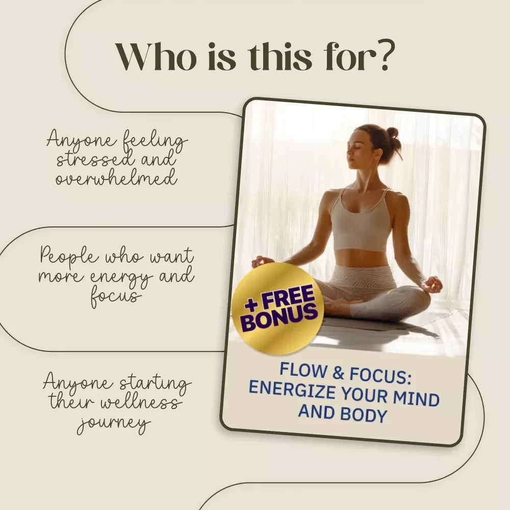 Flow & Focus: Energize Your Mind and Body | Light Exercise and Meditation Combined eBook Guide