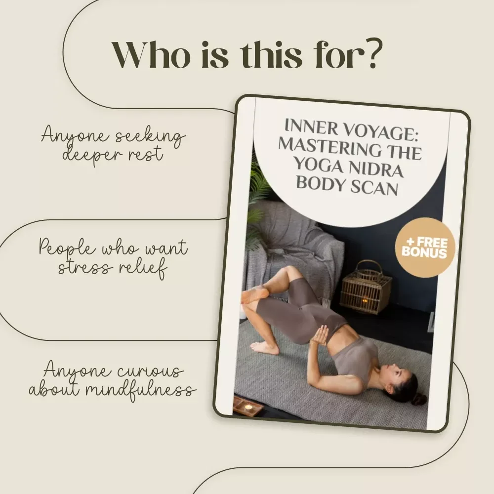Inner Voyage: Mastering the Yoga Nidra Body Scan | Deep Relaxation Guide, Mindfulness eBook, Sleep & Stress Relief Digital Download