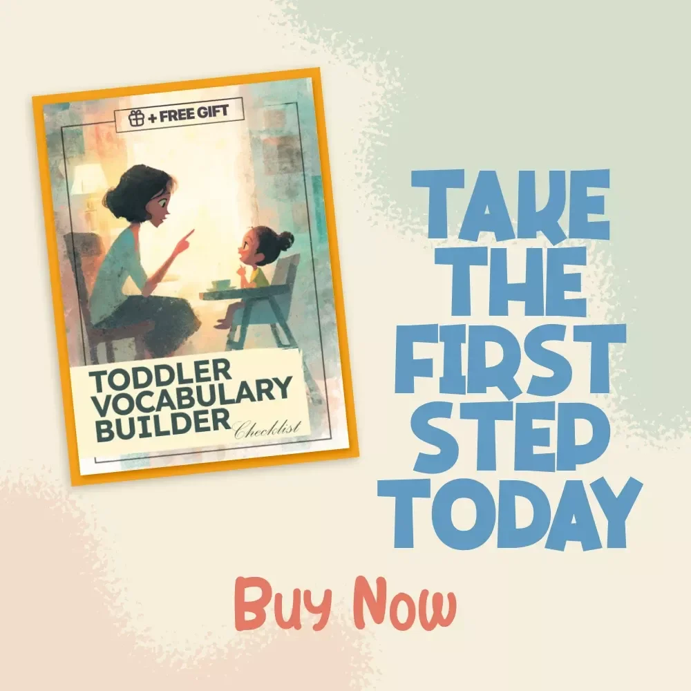 Toddler Vocabulary Builder Checklist | Printable Speech Development Guide | How to Build Toddler Vocabulary Naturally | Early Language Skills for Parents & Caregivers
