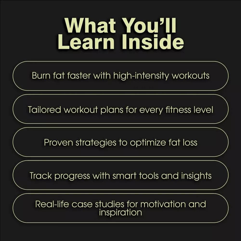 The Power of High-Intensity Workouts for Fat Loss: HIIT Guide, eBook & Workout Plans for Maximum Fat Burn