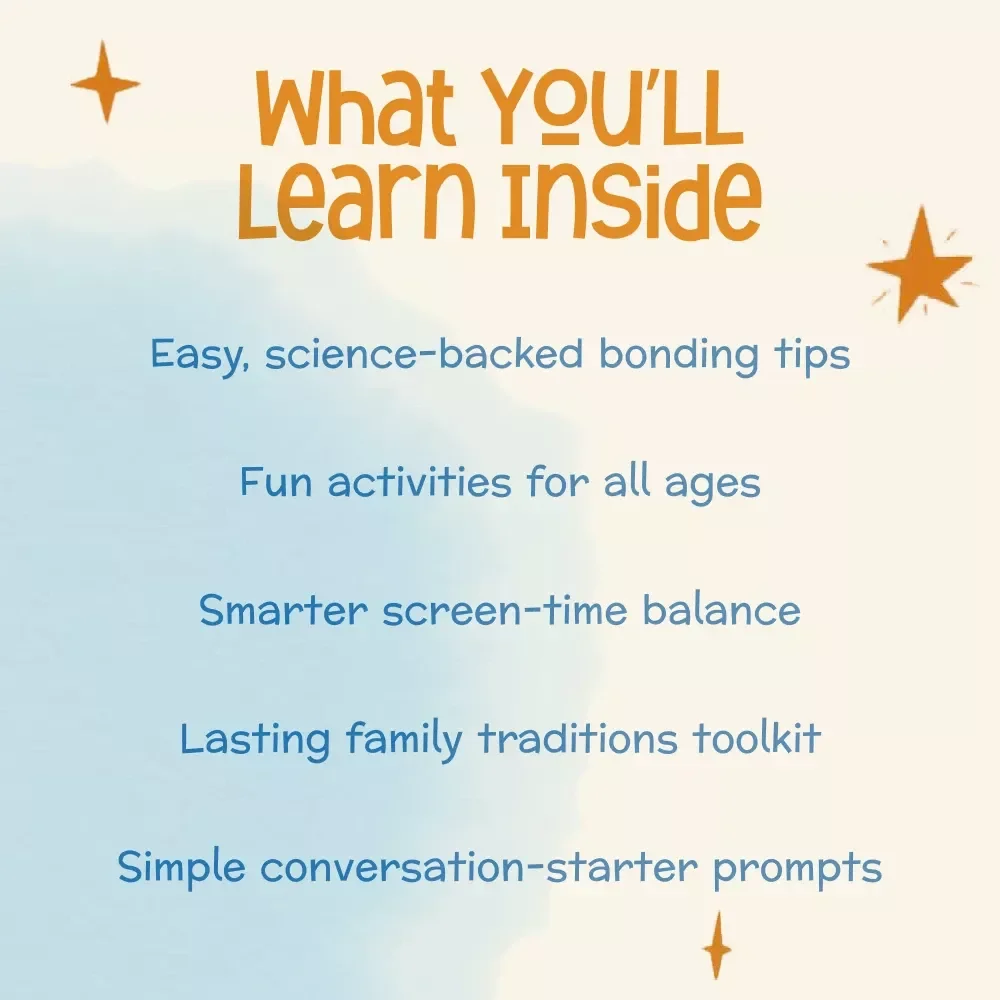 Connected at Home: Simple Ways to Spark Family Bonding | Digital Family Guide for Meaningful Connection, Practical Tips & Activities | Best Way to Encourage Family Bonding Time at Home