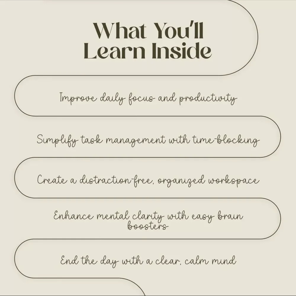 Laser Focus Checklist: Stay Sharp, Get More Done - A Digital Guide to Productivity and Focus