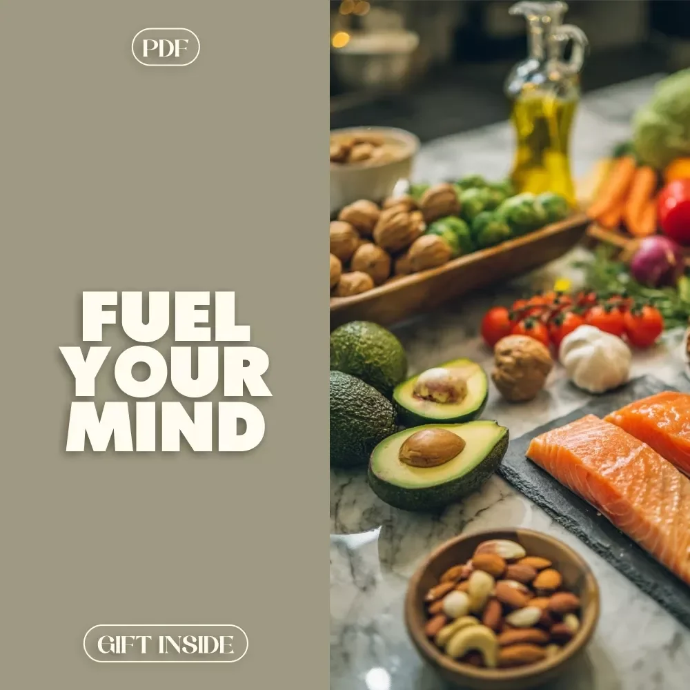 Fuel Your Mind: The Ultimate Guide to Brain-Boosting Foods | Digital Download Guide for Foods for Brain Health, Nutrition, & Mental Clarity