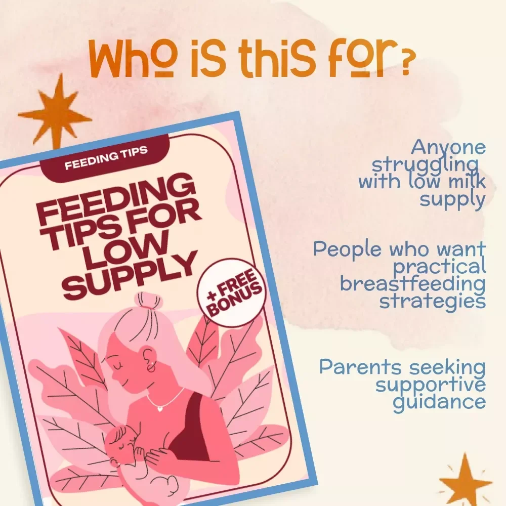 Feeding Tips for Low Supply Guide | How to Breastfeed with Low Milk Supply Support & Strategies