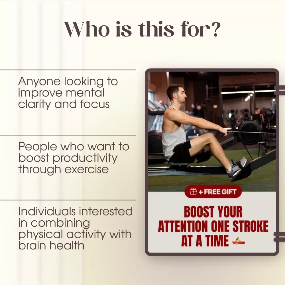 Boost Your Attention One Stroke at a Time - Rowing eBook for Focus & Mental Clarity