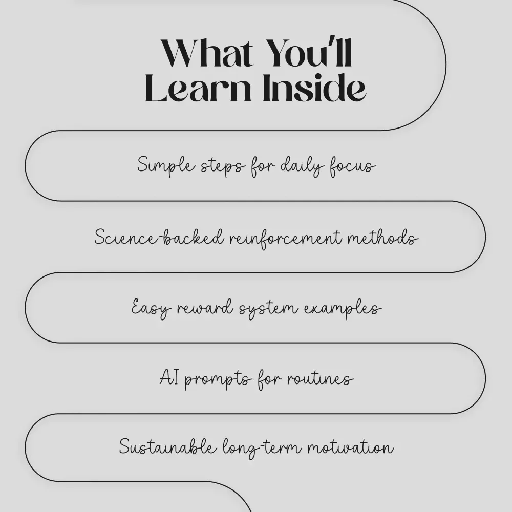 Focus Boost: Positive Reinforcement Made Simple – How to Use Positive Reinforcement to Stay Focused | Digital Guide