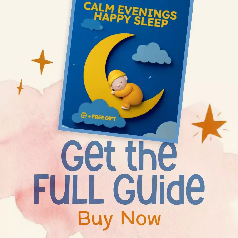 Calm Evenings Happy Sleep – Toddler Bedtime Guide for Parents | Best Way to Calm Toddler Before Bed