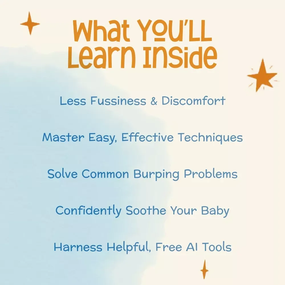 Baby Burp Magic: A Digital Guide on How to Burp a Baby Who Won't Burp - New Parent Essentials