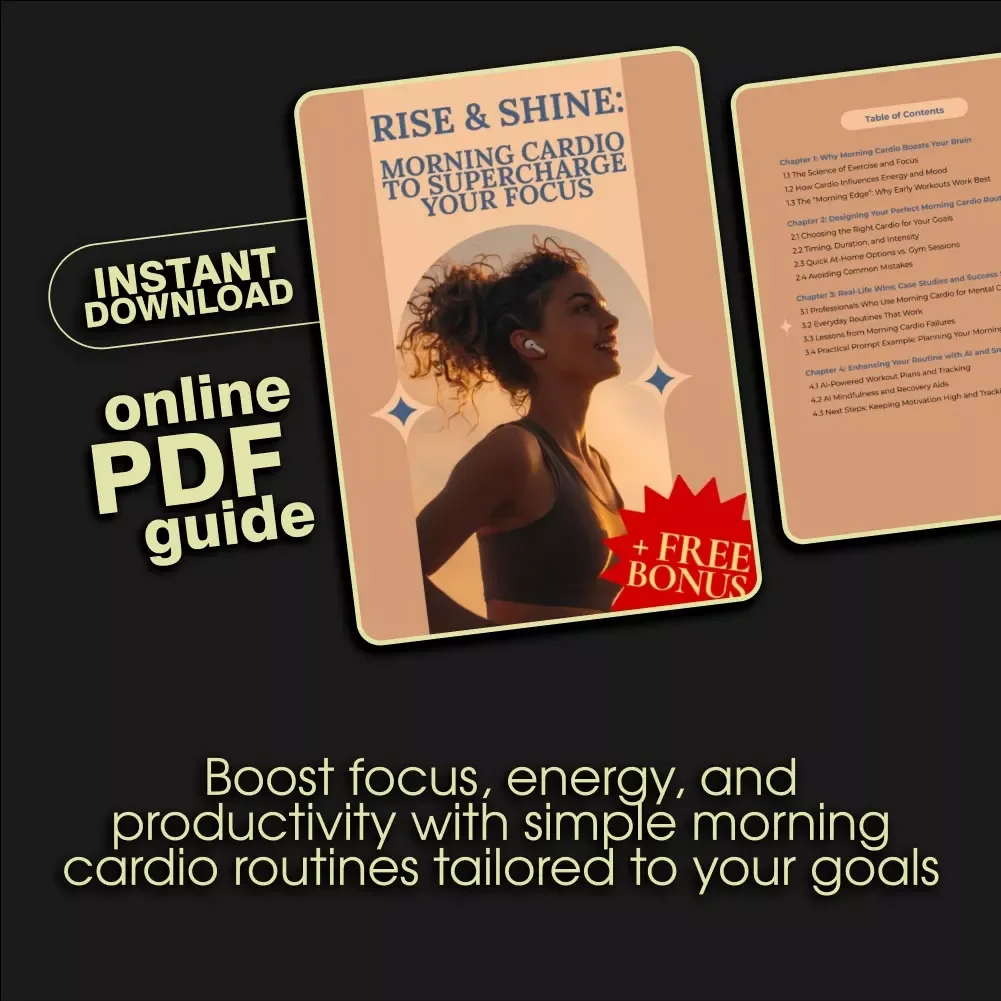 Rise & Shine: Morning Cardio to Supercharge Your Focus - Digital Guide for Boosting Brain Power and Energy