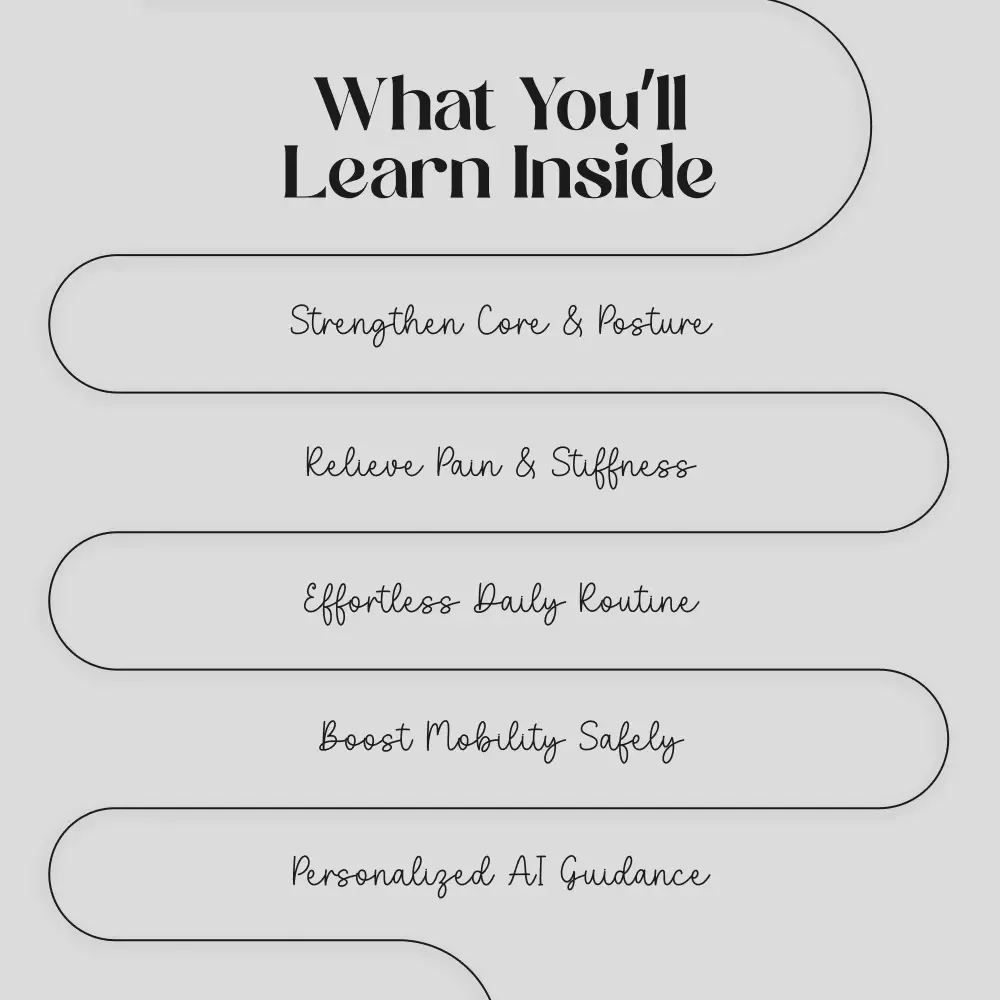 Chair Pilates Made Simple: Digital Guide for Seniors, Office & Home Workouts, Core Strength, Flexibility & Posture