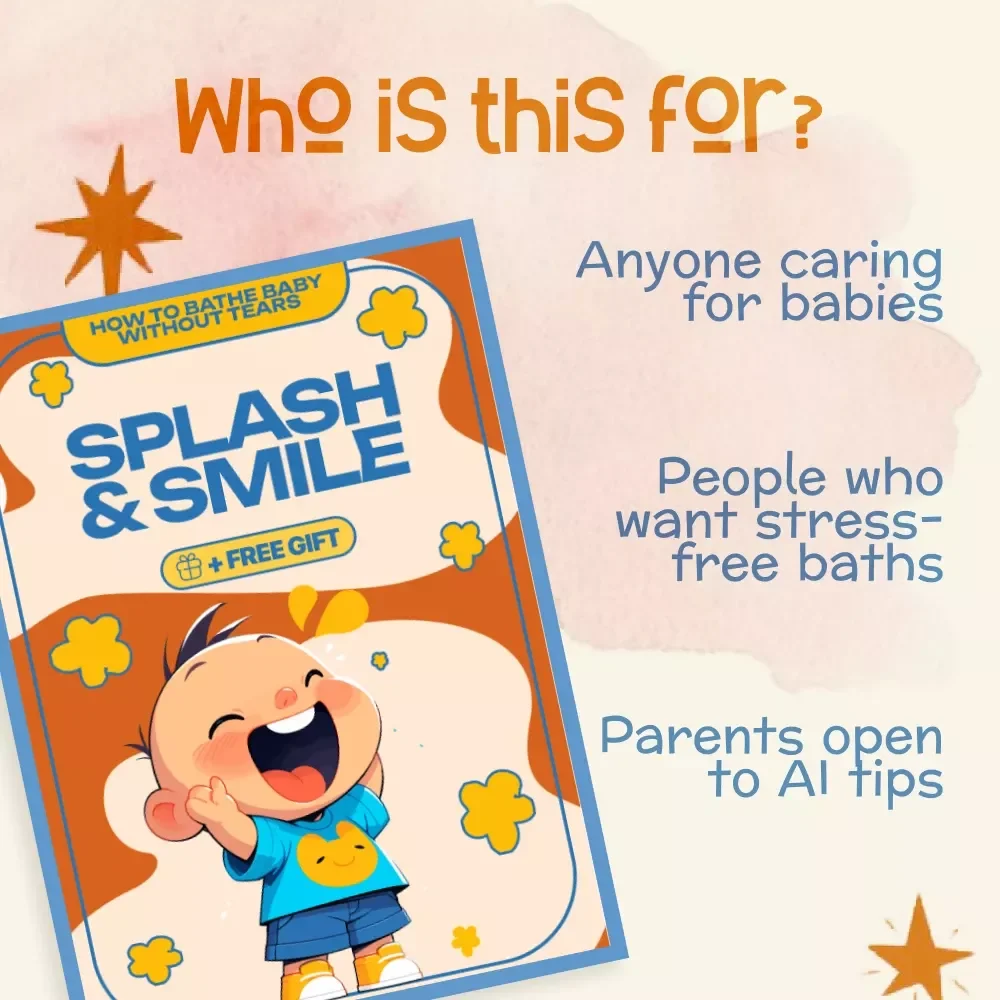 Splash & Smile – Baby Bath Guide | Step-by-Step Tips on How to Bathe Baby Without Tears