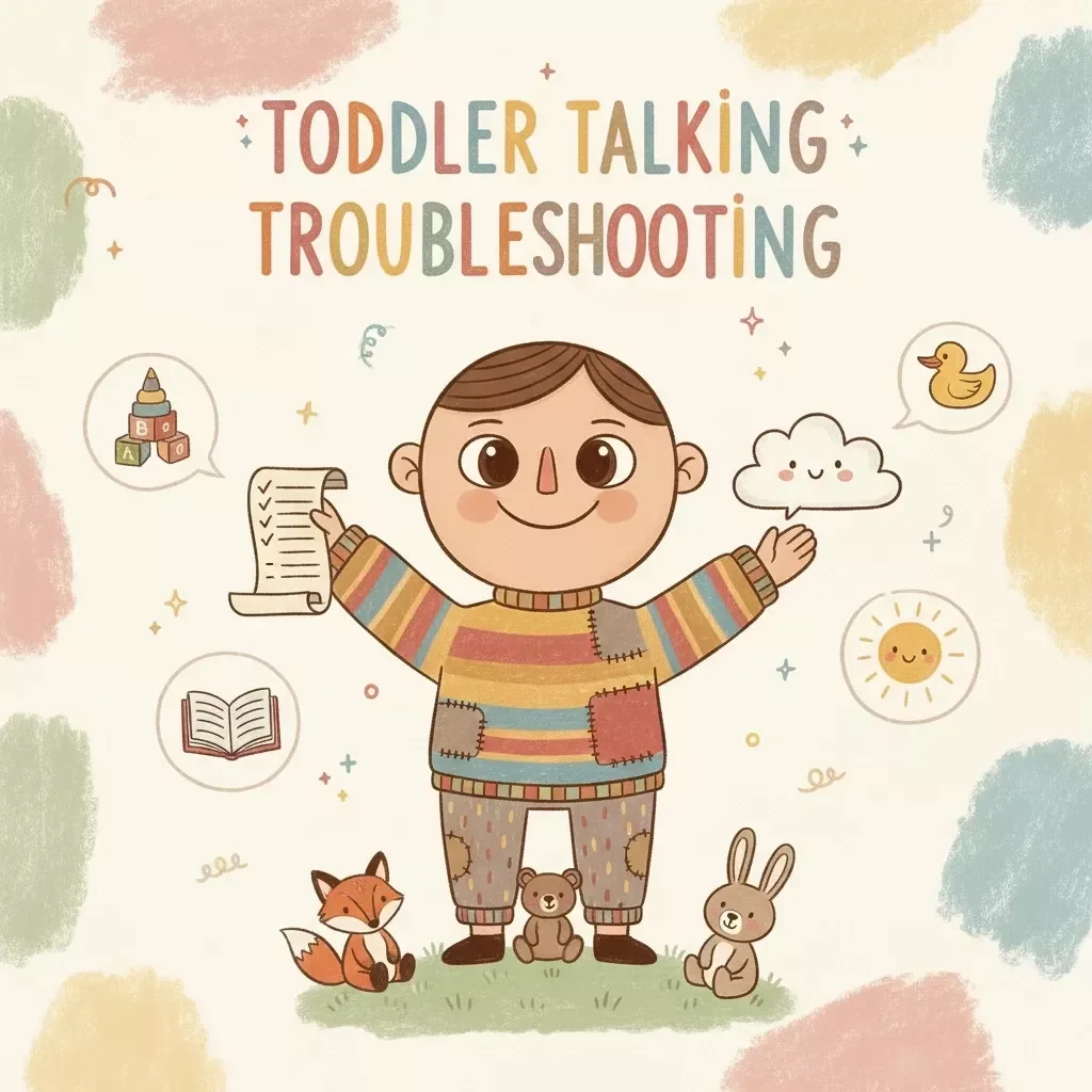 Toddler Talking Troubleshooting Checklist | Speech Delay Support Guide for Parents | Why Is My Toddler Not Talking Yet | Early Language Development Printable
