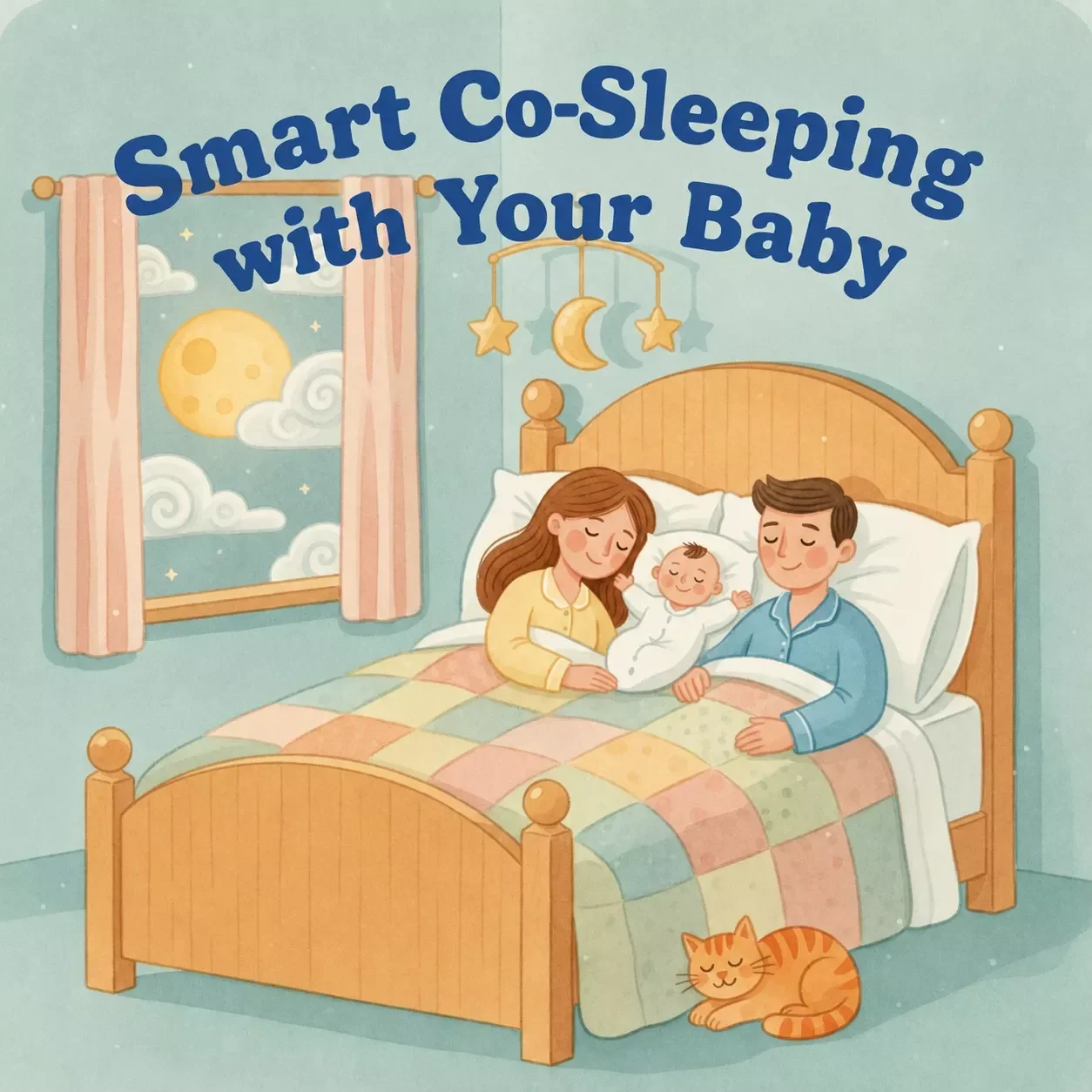 Smart Co-Sleeping with Your Baby Guide | Practical Tips for Safe Co-Sleeping with Baby + AI Tools