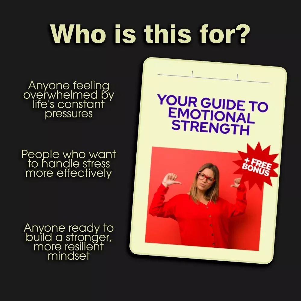 Your Guide to Emotional Strength Digital Download | Learn How to Improve Emotional Resilience | PDF Workbook for Mental Toughness