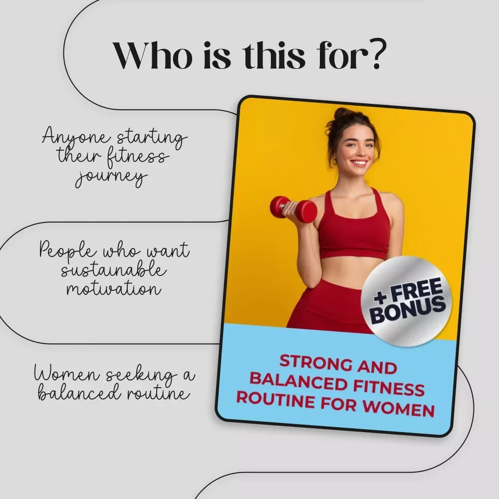 Strong and Balanced Fitness Routine for Women | Ultimate Workout Guide & Plan for Women's Strength Training | Digital Download