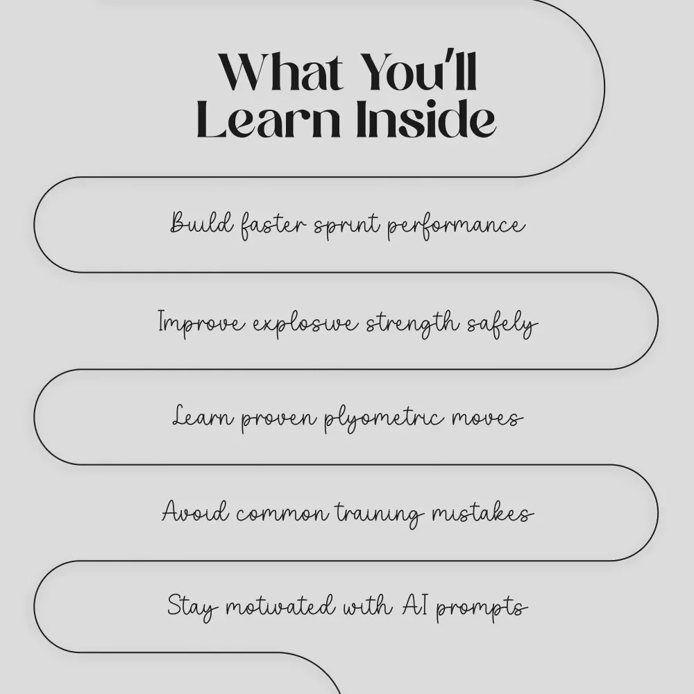 ⚡ Power & Speed Unleashed | Training for Explosive Power and Speed Digital Guide